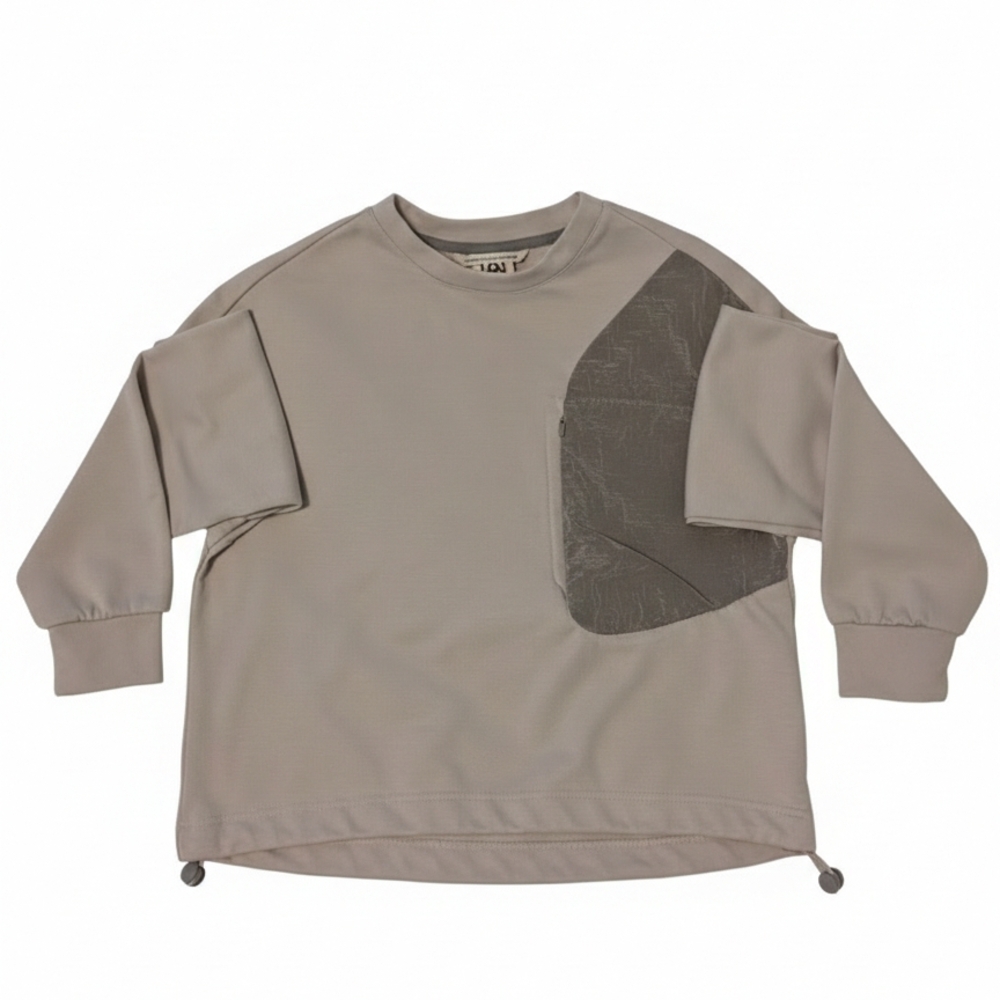 Avalanche Mixed Media Sweatshirt XS Gorpcore Utility Nylon Pocket